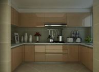 No Ratten Laminated Particle Board Cabinets , Wooden Modern Kitchen Wardrobe