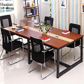 High glossy industrial modern office design melamine particle board office desk